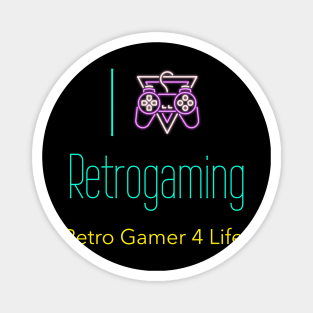 Retro Gamer Logo 13 Magnet